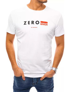 BASIC Fehér férfi póló ZERO felirattal RX4740