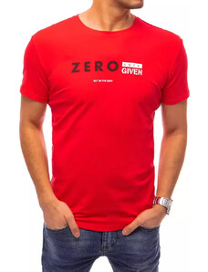 BASIC Piros férfi póló ZERO felirattal RX4742