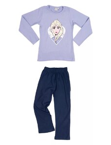 Disney Jégvarázs gyerek hosszú pizsama lila 110/116cm