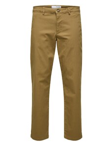 SELECTED HOMME Chino nadrág 'New Miles' barna
