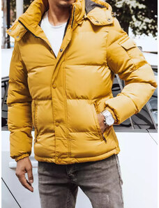 BASIC Sárga steppelt téli kabát TX4180