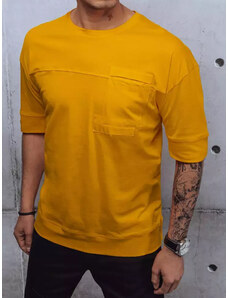 BASIC Mustársárga férfi póló mellzsebbel RX4633z