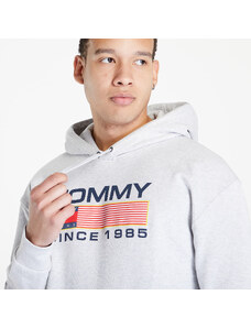Tommy Hilfiger Férfi kapucnis pulóver Tommy Jeans Reg Athletic Log Hoodie Grey