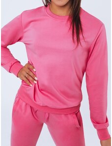 BASIC Rózsaszín női pulóver kapucni nélkül BY0962