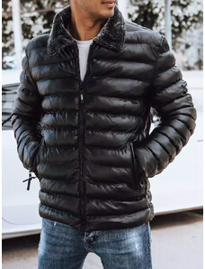 BASIC Fekete férfi steppelt kabát TX4250
