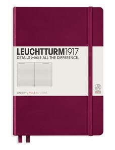 LEUCHTTURM1917 Ruled Medium Hardcover Notebook