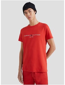 Red Men's T-Shirt Tommy Hilfiger - Men