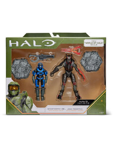 Jazwares Halo Infinite akció figura csomag 10 cm - Spartan MK V vs. Jega 'Rdomnai