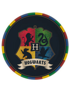 Harry Potter papírtányér hogwarts 8 db-os 23cm