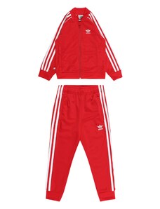 ADIDAS ORIGINALS Jogging ruhák 'Adicolor Sst' piros / fehér