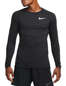 Nike Pro War Sweatshirt Schwarz F010 Hosszú ujjú póló