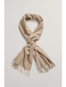 SÁL GANT D2. WOOL SOLID WOVEN SCARF barna None