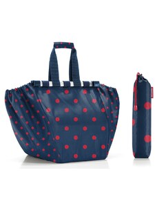 Reisenthel EASYSHOPPINGBAG kék, piros pettyes táska bevásárlókosárra UJ3075