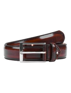 Berwick 1707 Belt - leather Umbranil in color 323 match to Cordovan Red Brown