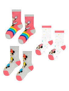 Licensed Kids socks Minnie 3P Frogies