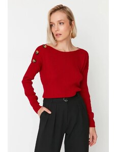 Trendyol Red Button részletes kötöttáru pulóver