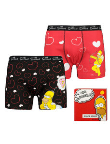 Licensed Men's boxer shorts The Simpsons Love 2P Gift Box - Frogies