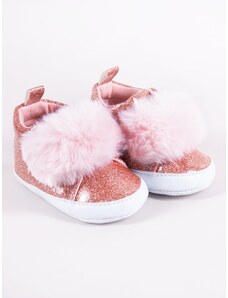 Gyermek cipő Yoclub Yoclub_Baby_Girls'_Shoes_OBO-0193G-0600_Pink