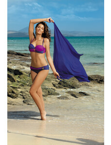 Marko Swimwear Liliana Royal Blue-Memory M-259 Royal Blue with dark pink (13) As in the picture