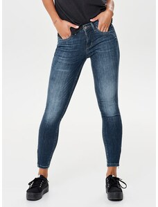 Only Blue Skinny Jeans cipzárral a lábakon CSAK - női