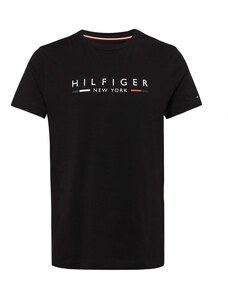 TOMMY HILFIGER Póló 'New York' piros / fekete / fehér
