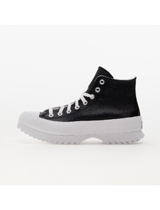 Converse Chuck Taylor All Star Lugged 2.0 Leather Black/ Egret/ White, magas szárú sneakerek