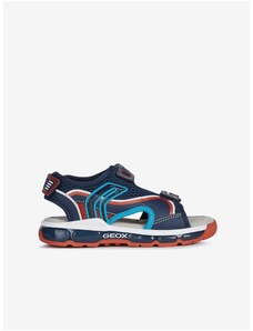 Dark Blue Boys' Sandals with Luminous Sole Geox Android - Boys