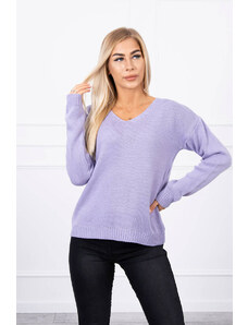 Kesi V-neck sweater purple