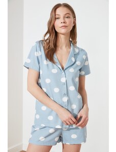 Női pizsama szett Trendyol Polka-dot detailed