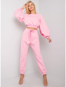 Fashionhunters RUE PARIS Pink Womens Sweatshirt