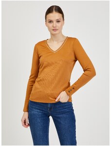 Brown Women's Long Sleeve T-Shirt ORSAY - Women