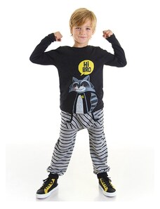 Denokids Raccoon Boys T-shirt Pants Set