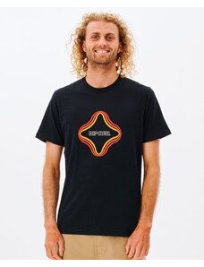 T-Shirt Rip Curl SURF REVIVAL VIBRATIONS TEE Black
