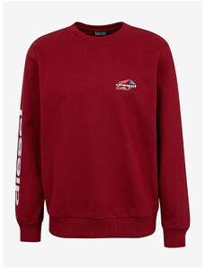 Men's Red Sweatshirt Diesel Girk - Men's