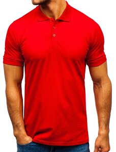 Kesi Stílusos férfi póló 9025 - piros,