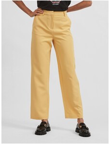 Yellow trousers VILA Britt - Women