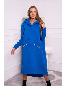 Kesi Insulated dress with hood violet blue