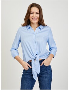 Világoskék női ing csomóval ORSAY - Hölgyek