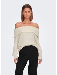 Cream Women's Sweater with Exposed Shoulders JDY Inge - Women