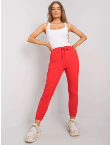 Fashionhunters Red sweatpants