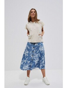 Moodo Lyocell skirt with print