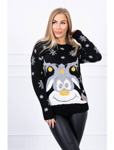 Kesi Christmas sweater with black reindeer