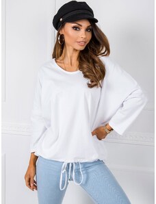 Fashionhunters Excessive white cotton blouse