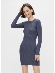 Blue Sweater Dress Pieces Rista - Női
