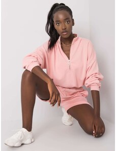Fashionhunters Női rózsaszín pulóver szett