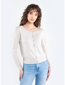 Big Star Woman's Cardigan_sweater pulóver 160925 Arany Gyapjú-801
