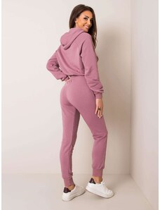 Fashionhunters Piszkos rózsaszín pulóver szett