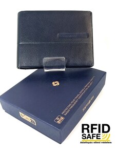 Samsonite BIZ2GO RFID védett, kék, nagy pénz és irattárca 144439-1647