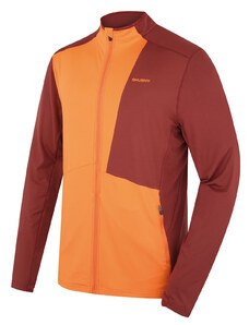 Men's sweatshirt HUSKY Tarp zipper M deep brick/orange