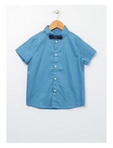 Koton Short Sleeve Shirt With Bow Tie Cotton